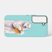 ホッキョクグマ – かわいいギーク動物 SAMSUNG GALAXYケース (裏面横)