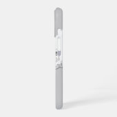 ホッキョクグマ アート iPhone カバー 熊 アート iPhone カバー (左側面)
