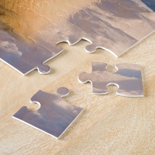 ホッキョクグマ、ウルソマリティムス、氷上のホッキグマ ジグソーパズル (側面)