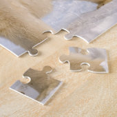 ホッキョクグマ、ウルソマリティムス、氷雪上、2 ジグソーパズル (側面)