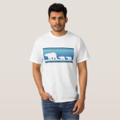 ホッキョクグマ – オンアイス Tシャツ (正面フル)