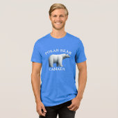 ホッキョクグマ カナダ トライブレンドＴシャツ (正面全面)