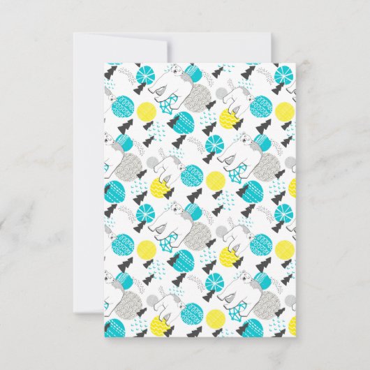 ホッキョクグマ カード (正面)