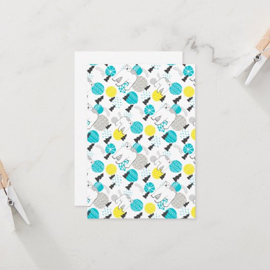 ホッキョクグマ カード (正面/裏面インサイチュ)