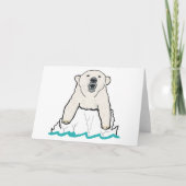 ホッキョクグマ カード (正面)