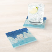 ホッキョクグマ ガラスコースター (アングル)