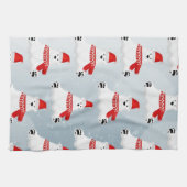 ホッキョクグマ キッチンタオル (横)