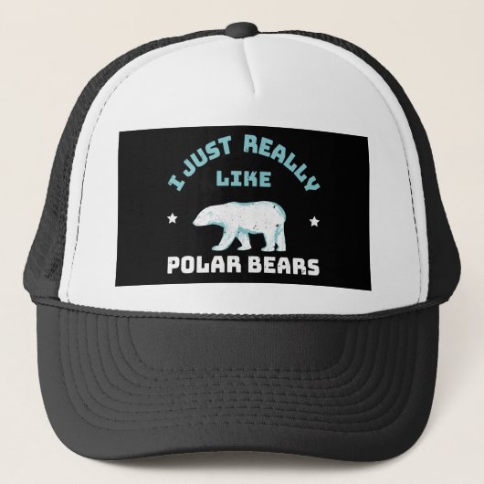 ホッキョクグマ キャップ (正面)