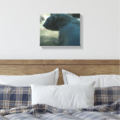 ホッキョクグマ キャンバスプリント (インサイチュ (寝室))