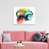 ホッキョクグマ キャンバスプリント (インサイチュ (リビング))