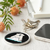 ホッキョクグマ キーホルダー (側面)