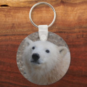 ホッキョクグマ キーホルダー (正面)