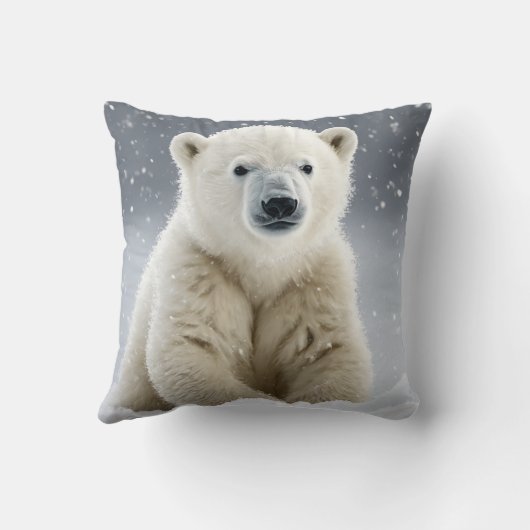 ホッキョクグマ クッション (裏面)