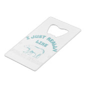 ホッキョクグマ クレジットカード栓抜き (裏面アングル)