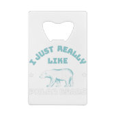 ホッキョクグマ クレジットカード栓抜き (裏面)