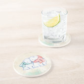 ホッキョクグマ コースター (側面)