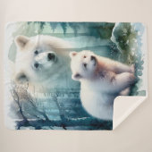 ホッキョクグマ シェルパブランケット (正面(横))