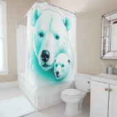 ホッキョクグマ シャワーカーテン (インサイチュ)