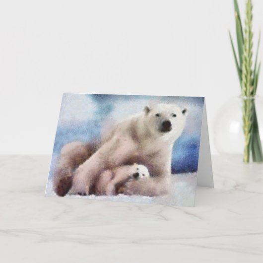 ホッキョクグマ シーズンカード (正面)