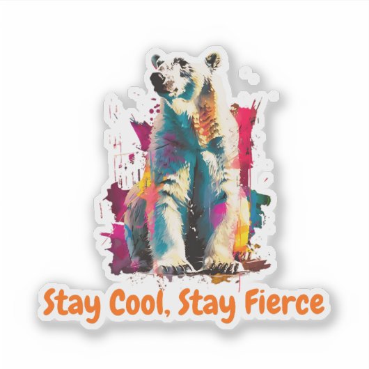 ホッキョクグマ シール (正面)