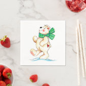 ホッキョクグマ スタンダードカクテルナプキン (インサイチュ)