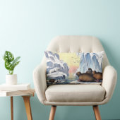 ホッキョクグマ、セイウチ、アザラシ ランバークッション (椅子)