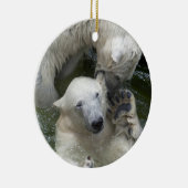 ホッキョクグマ セラミックオーナメント (右)