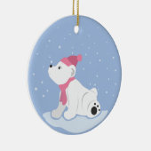 ホッキョクグマ セラミックオーナメント (右)