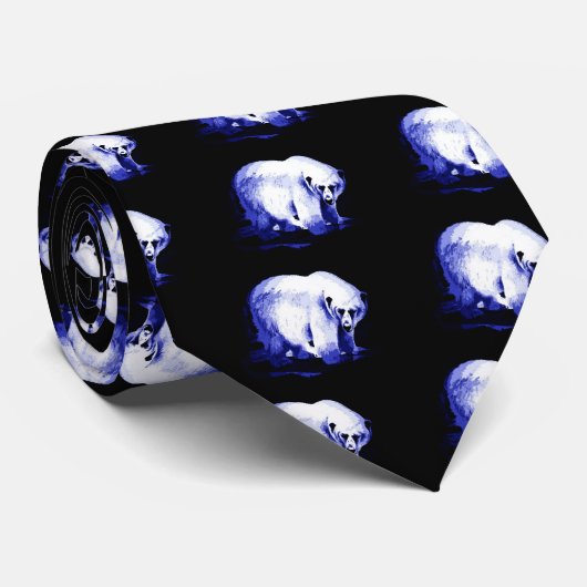 ホッキョクグマ ネクタイ (ロール)