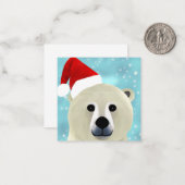 ホッキョクグマ ノートカード (正面/裏面インサイチュ)