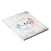 ホッキョクグマ ノートパッド (アングル)