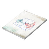 ホッキョクグマ ノートパッド (回転)