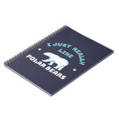 ホッキョクグマ ノートブック (左側)