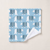 ホッキョクグマ バスタオルセット (ウォッシュタオル)