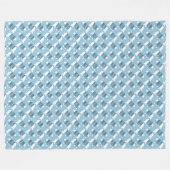 ホッキョクグマ フリースブランケット (正面(横))