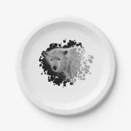 ホッキョクグマ ペーパープレート