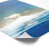 ホッキョクグマ |ホームオフィスのアート フォトプリント            (角)