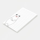 ホッキョクグマ ポストイット (アングル)