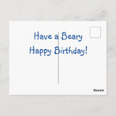 ホッキョクグマ ポストカード (裏面)