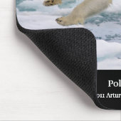 ホッキョクグマ マウスパッド (コーナー)