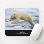 ホッキョクグマ マウスパッド (マウス)