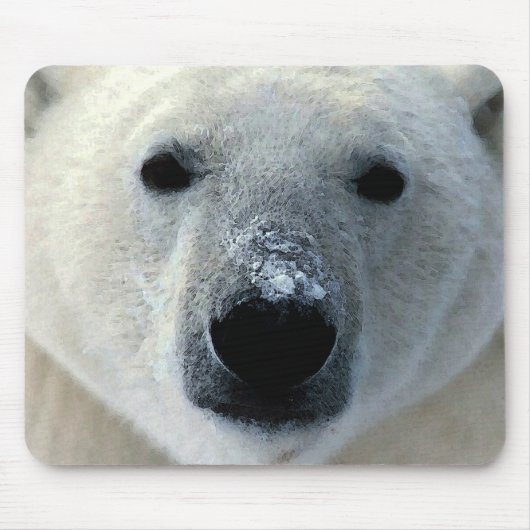 ホッキョクグマ マウスパッド (正面)