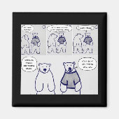 ホッキョクグマ マグネット (正面)