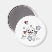 ホッキョクグマ マグネット (正面/裏面)