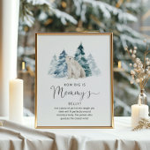 ホッキョクグマ、ママのベリーゲームポスター ポスター