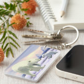 ホッキョクグマ – ママノーズ最高の キーホルダー (正面右)