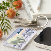 ホッキョクグマ – ママノーズ最高の キーホルダー (正面右)