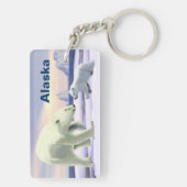 ホッキョクグマ – ママノーズ最高の キーホルダー (裏面)