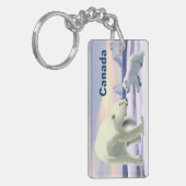 ホッキョクグマ – ママノーズ最高の キーホルダー (正面左)