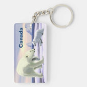 ホッキョクグマ – ママノーズ最高の キーホルダー (裏面)